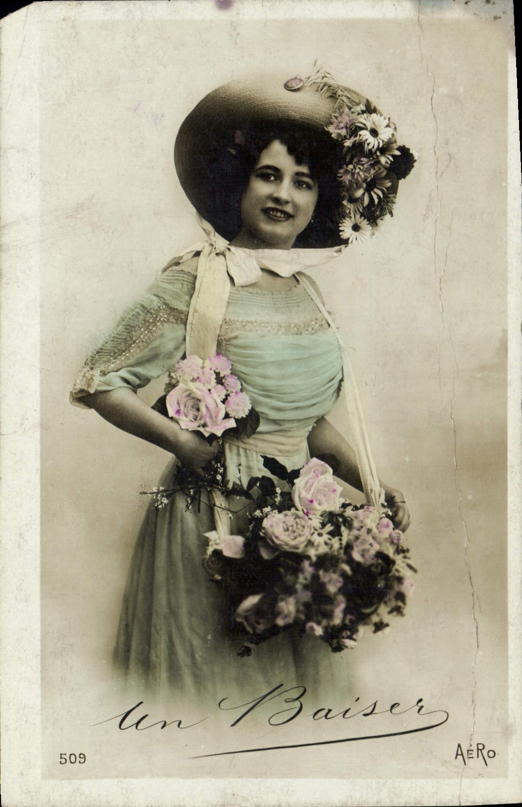 CPA Fantaisie Femme