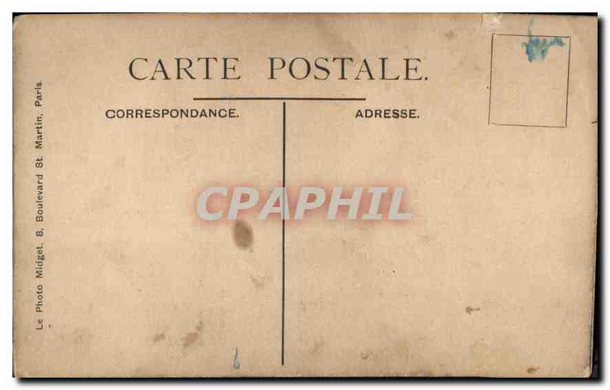 CPA Femme — Rückseite