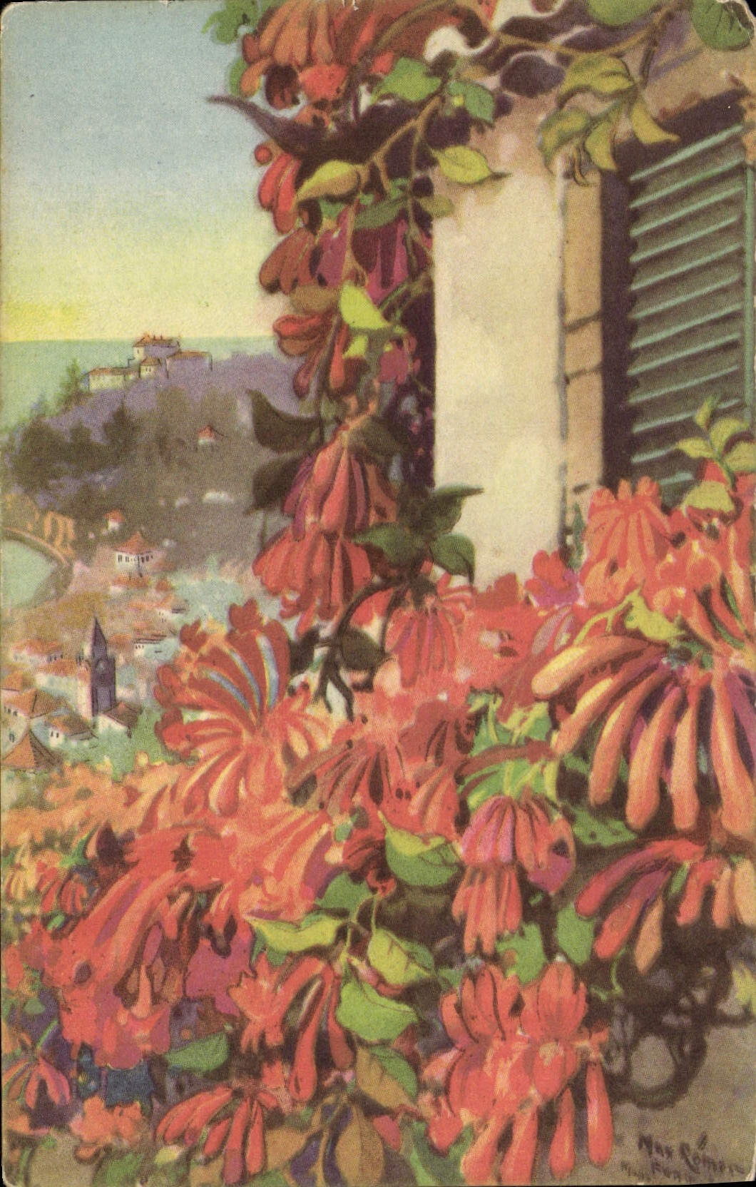 CPA Madeira Flowers Bigonia Venusta  Fleurs