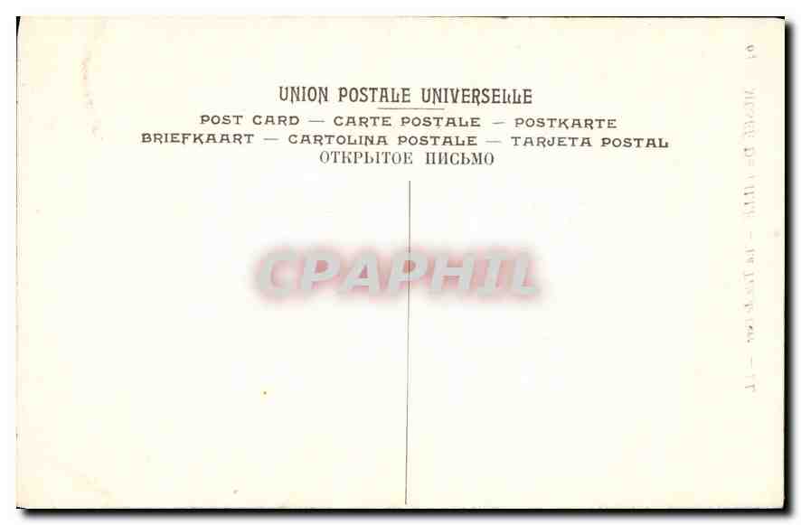 CPA Musee de Lille La Tete de Cire  — Rückseite