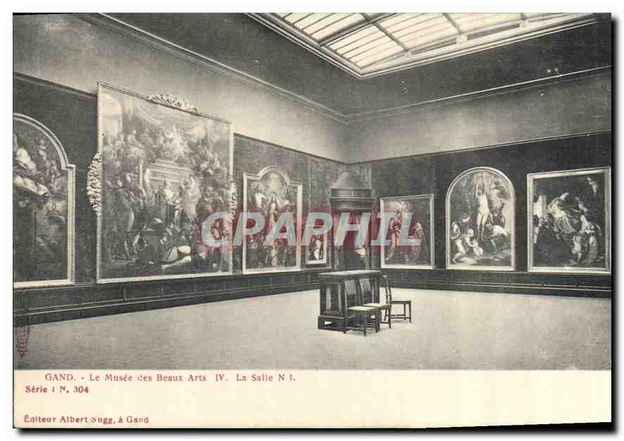 CPA Gand Le Musee des Beaux Arts La Salle 