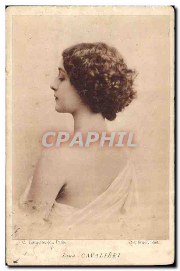 CPA Lina Cavalieri Femme