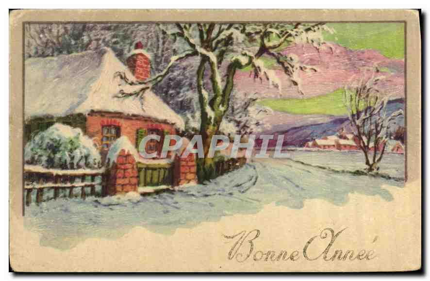 CPA Bonne annee