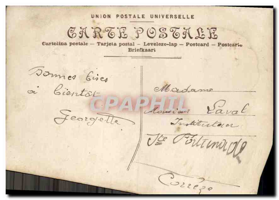 CPA Fantaisie Enfant — Rückseite