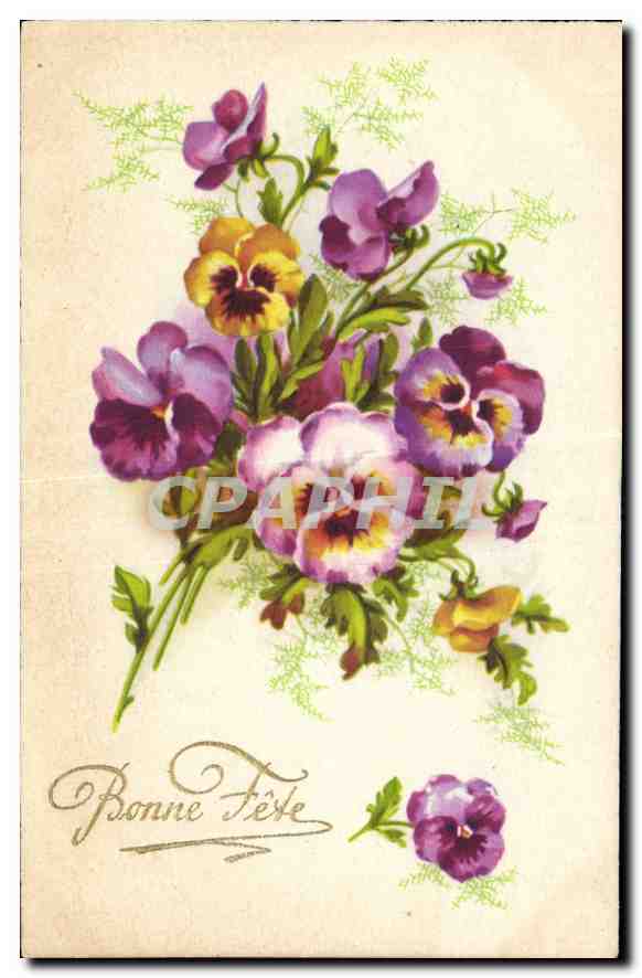 CPA Fantaisie Fleurs