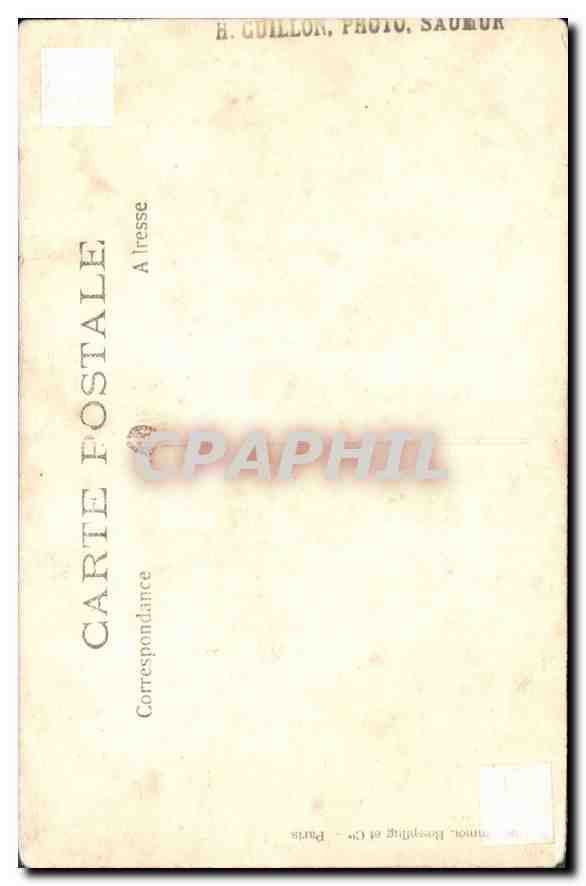 CARTE PHOTO Femme — Verso