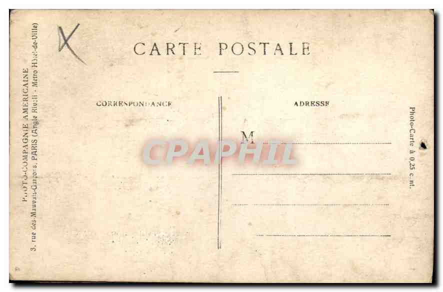 CARTE PHOTO Femme Enfant Soldat Militaria — Verso