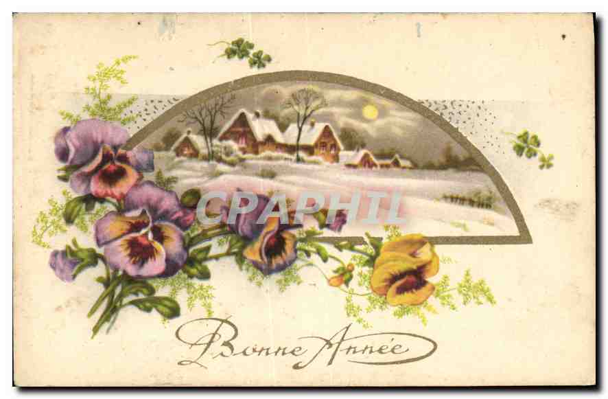 CPA Fantaisie Fleurs
