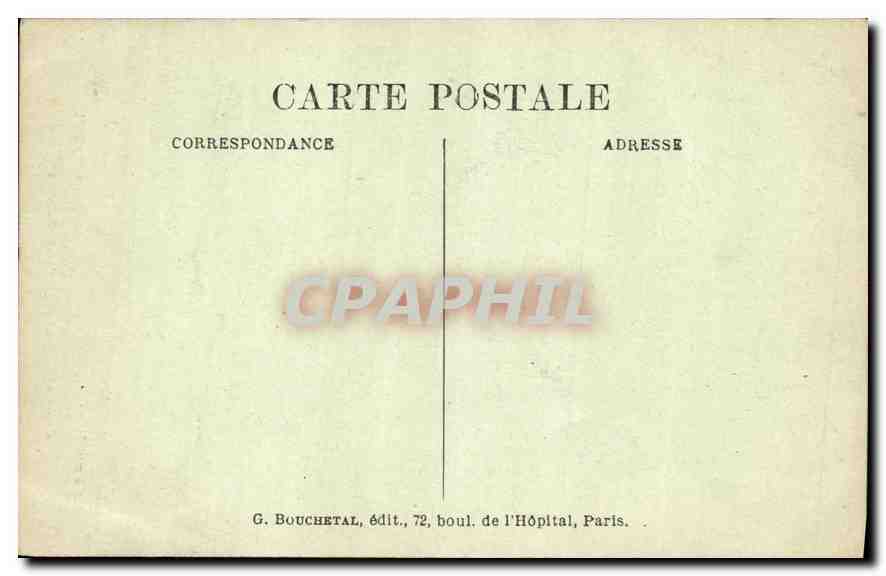 CPA Musee Carnavalet Berceau du Prince Imperial offert par la Ville Paris l'Imperatrice Eugenie  — Rückseite