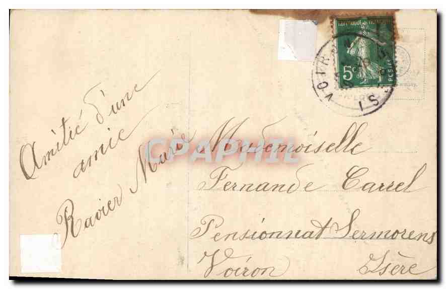 CPA Fantaisie Femme — Back