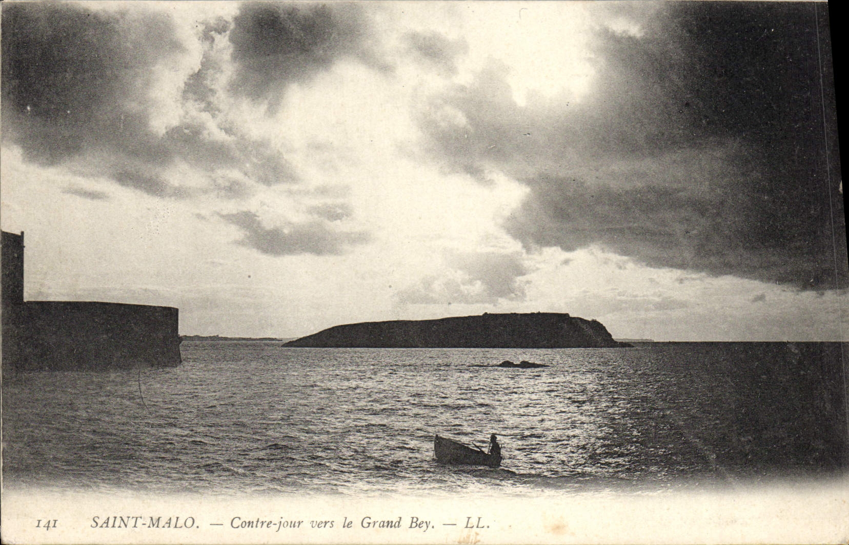 Saint-Malo — Contre-jour vers le Grand Bey — LL. — N° 141