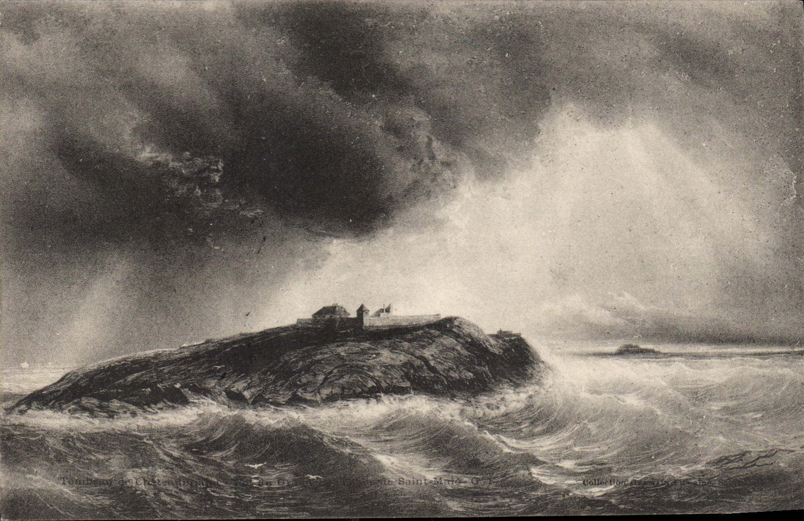 Tombeau de l'Étranger — Saint-Malo — Éditeur O.T. (Collection privée) - Anverso