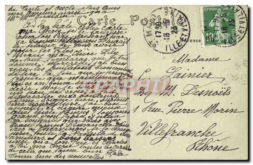Saint-Malo — Le Grand-Bey et Césambre — JND Phot. n°17 — Verso