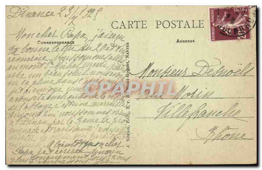 Dinan - La Rue et la Tour de l'Horloge — Chepel-Lermon — Reverso