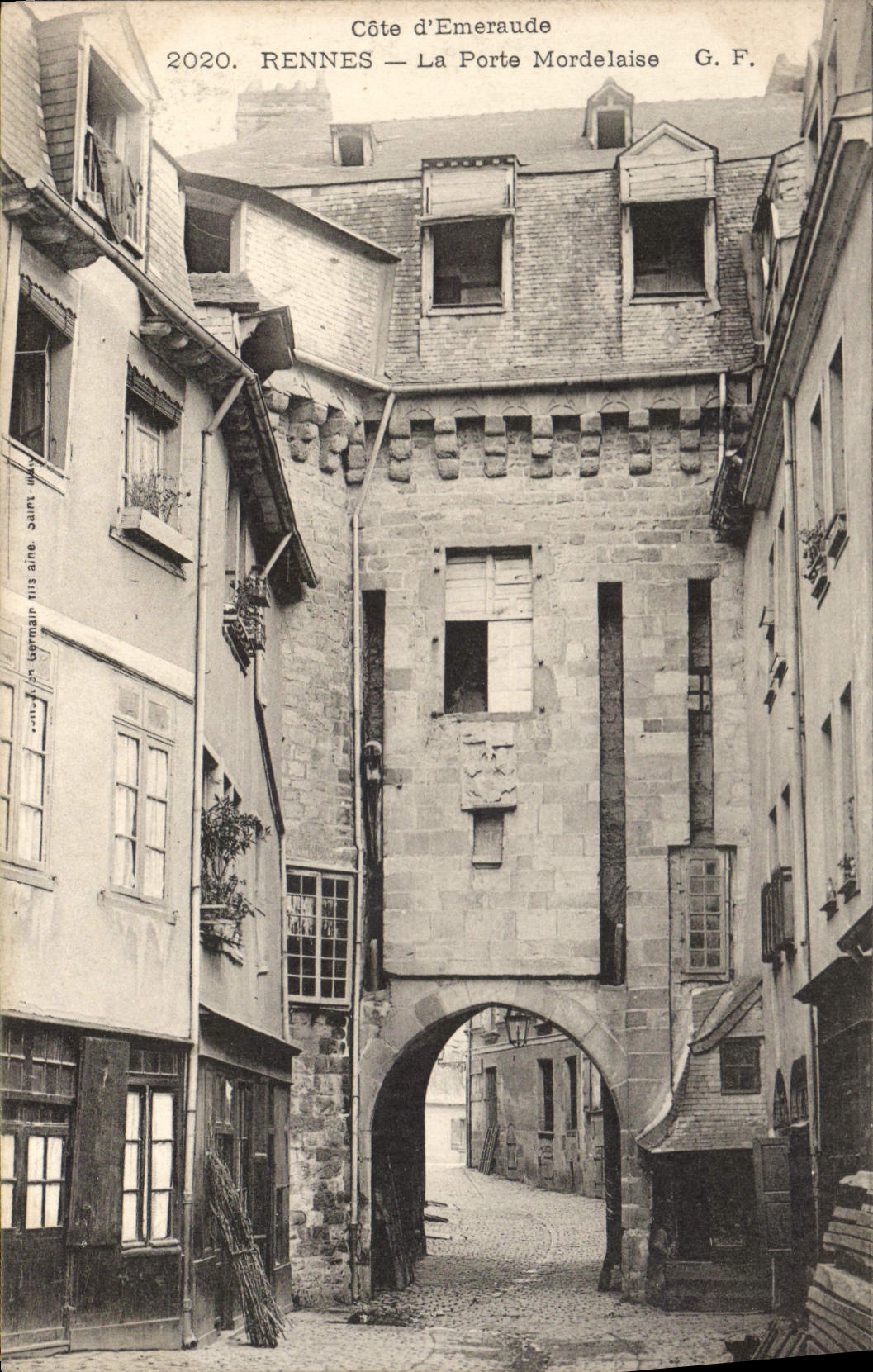 CPA Cote d'Emeraude Rennes La Porte Mordelaise 