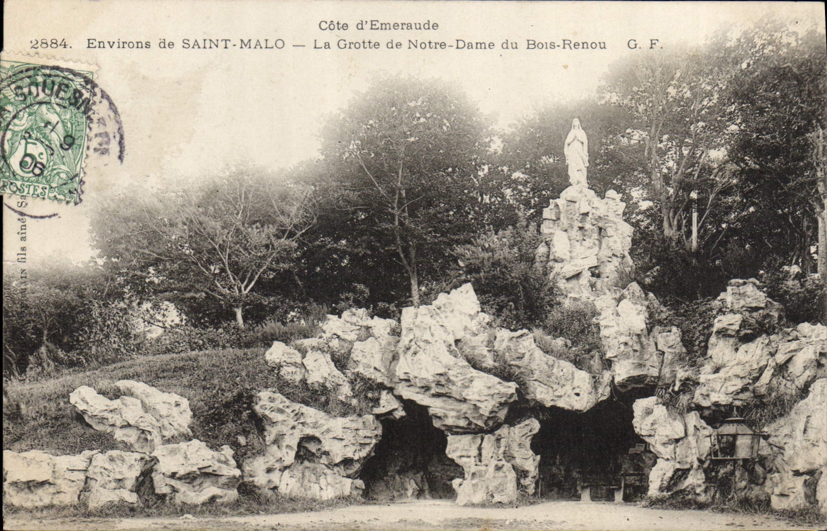 Intorno a SAINT-MALO — La Grotta di Notre-Dame du Bois-Renou — G.F. n°2884