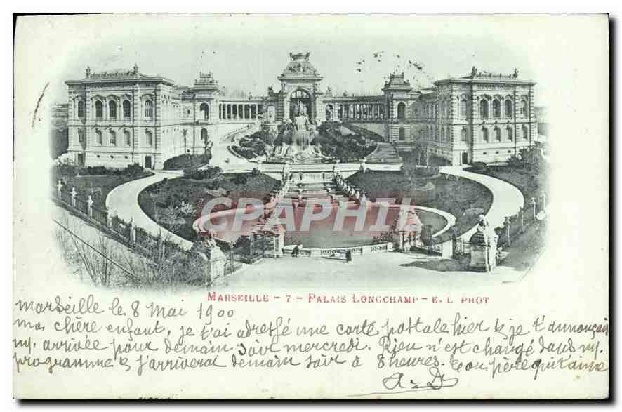 Marseille — Palais Longchamp — E.L. Phot