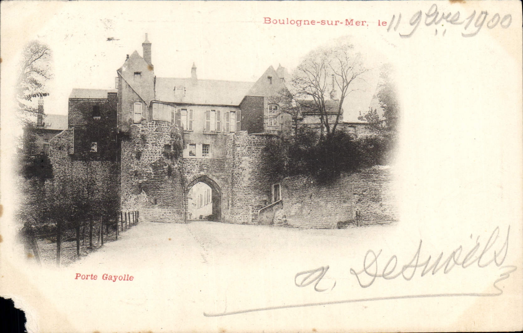 Puerta Gayolle — Boulogne-sur-Mer — editor desconocido, número de serie no visible
