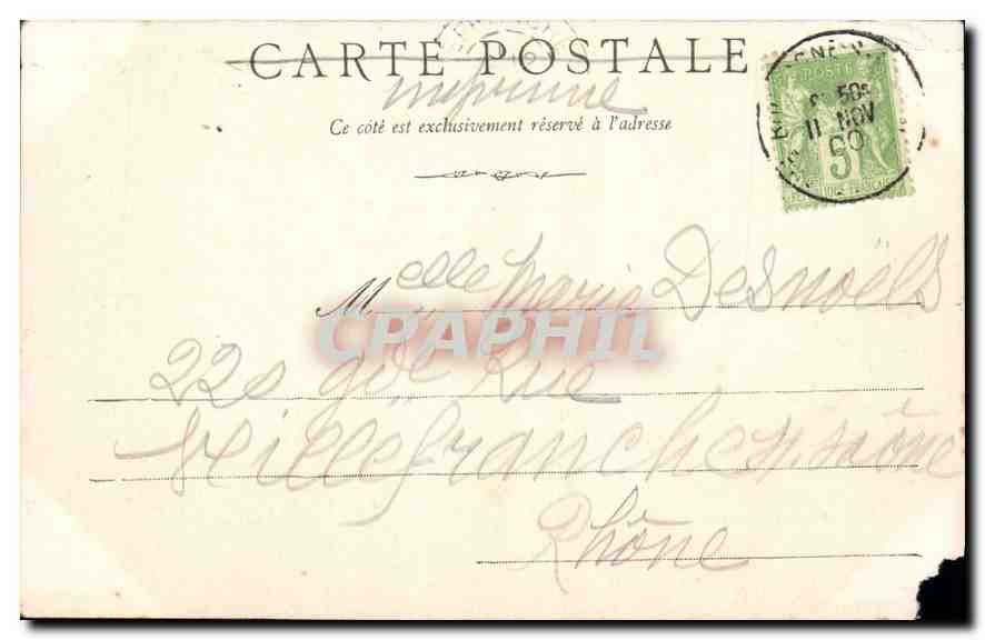 Puerta Gayolle — Boulogne-sur-Mer — editor desconocido, número de serie no visible — Reverso