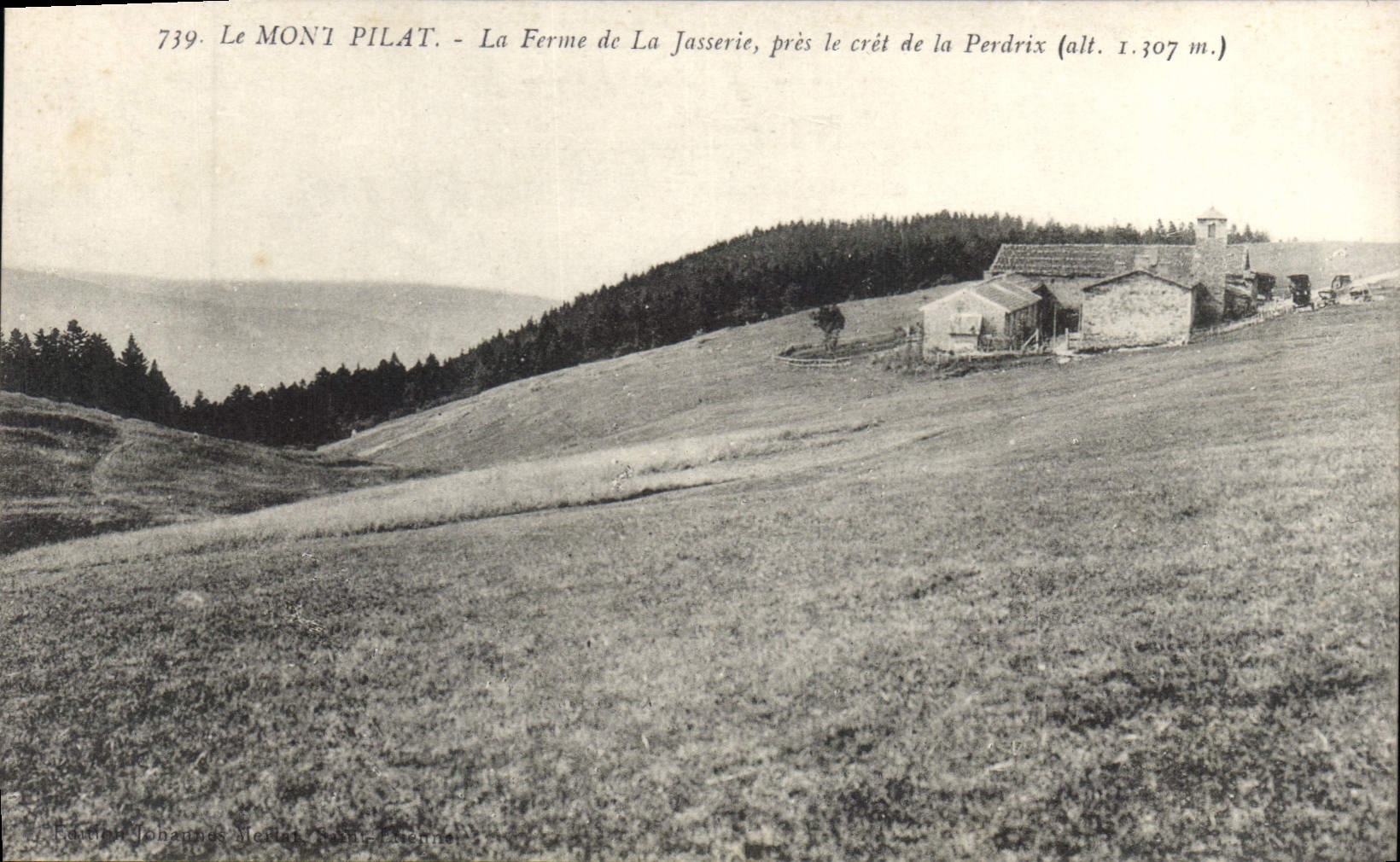 CPA Le Mont Pilat La Ferme de la Jasserie pres le cret de la Perdrix 