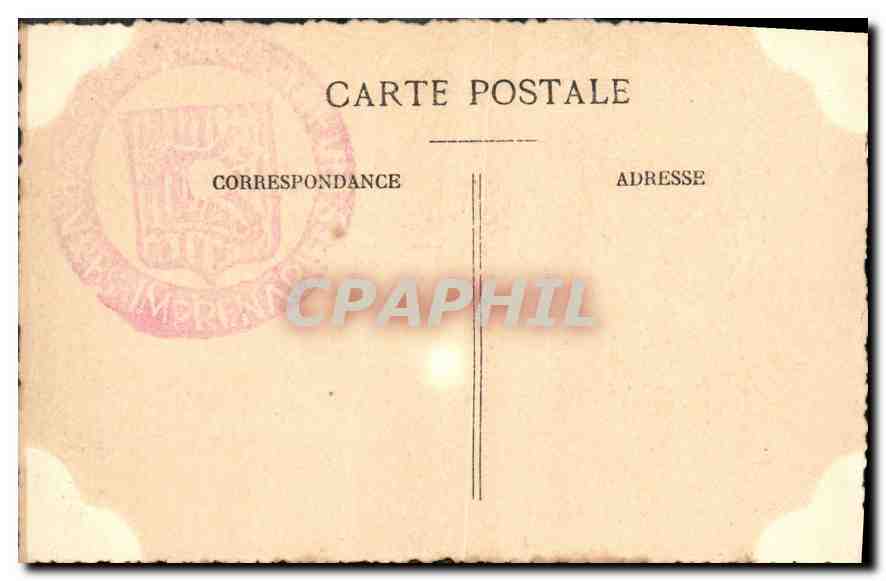 CPA Comite de defense et de Conservation du Vieux Perouges Perouges Ain Le Grands Salle de l'Hostell — Rückseite