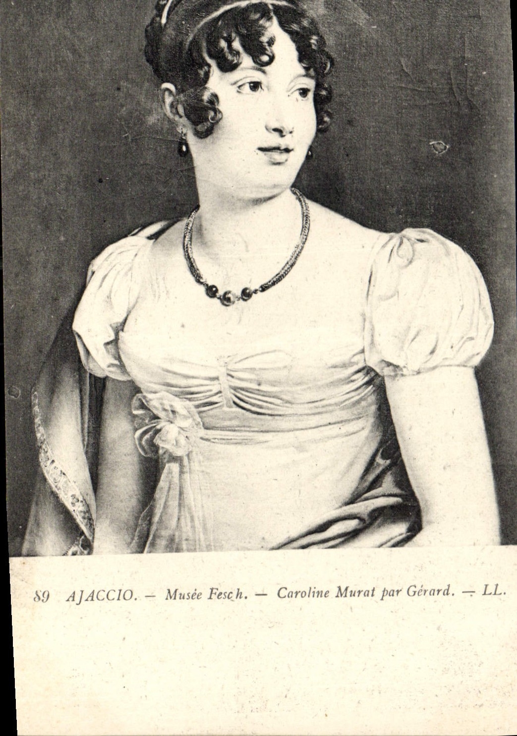 Caroline Murat par Gérard — Musée Fesch, Ajaccio — LL. n°89