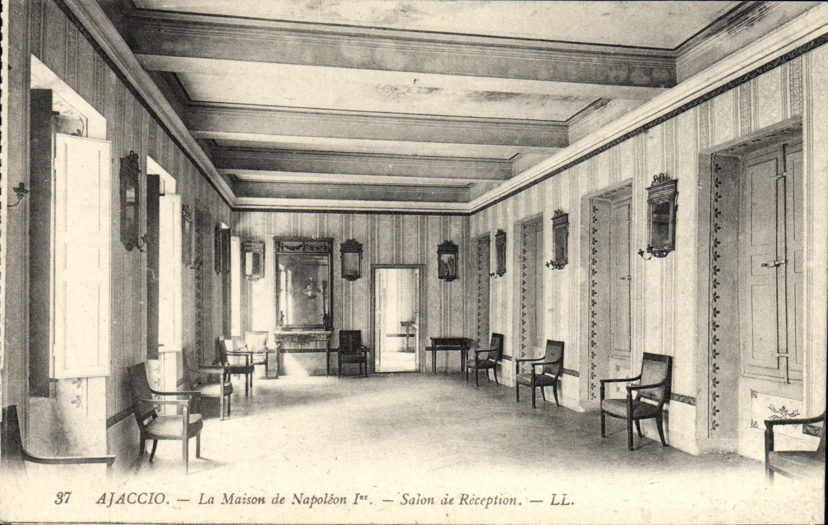 CPA Ajaccio La Maison de Napoleon I Salon de Reception 