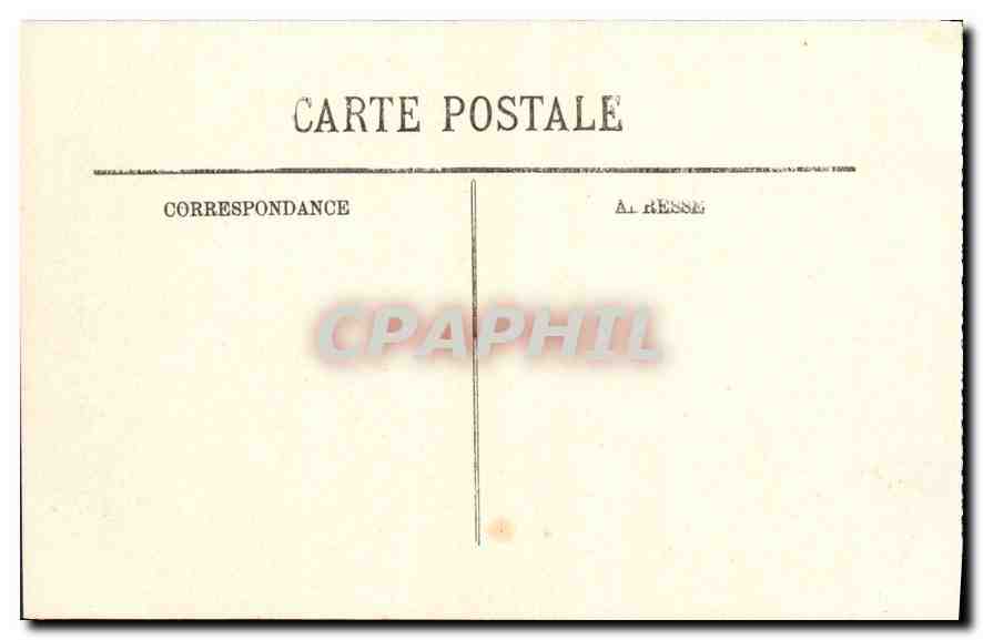 CPA Ajaccio La Maison de Napoleon I La Chambre du Perc de Napoleon I  — Rückseite