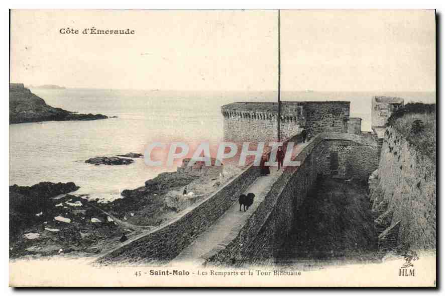 Saint-Malo - Les Remparts et la Tour Bidouane — Côte d'Émeraude — HLM