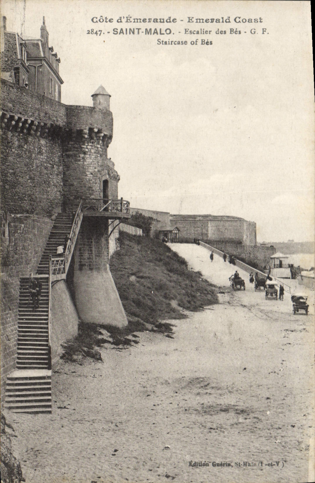 Saint-Malo - Escalier des Bés — Édition Guérin, St-Malo (1-ol-V)