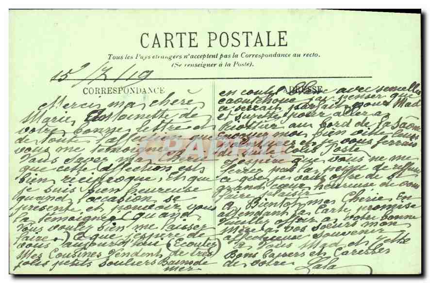 CPA Le Cap Frehel L'Aiguille et le Gouffre Bateau — Rückseite