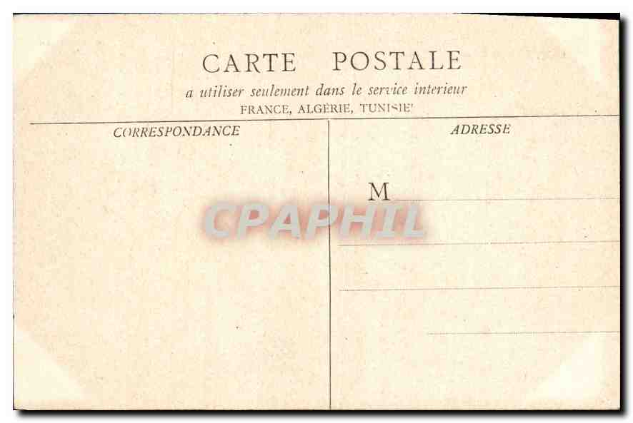 CPA Cette Grose mer sur la route de la Corniche  — Back