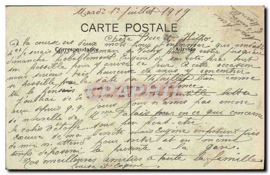 CPA Paris Le Pont Alexandre III Premiere pierre posee par le Tsar Nicolas II Tour Eiffel Bateaux — Rückseite