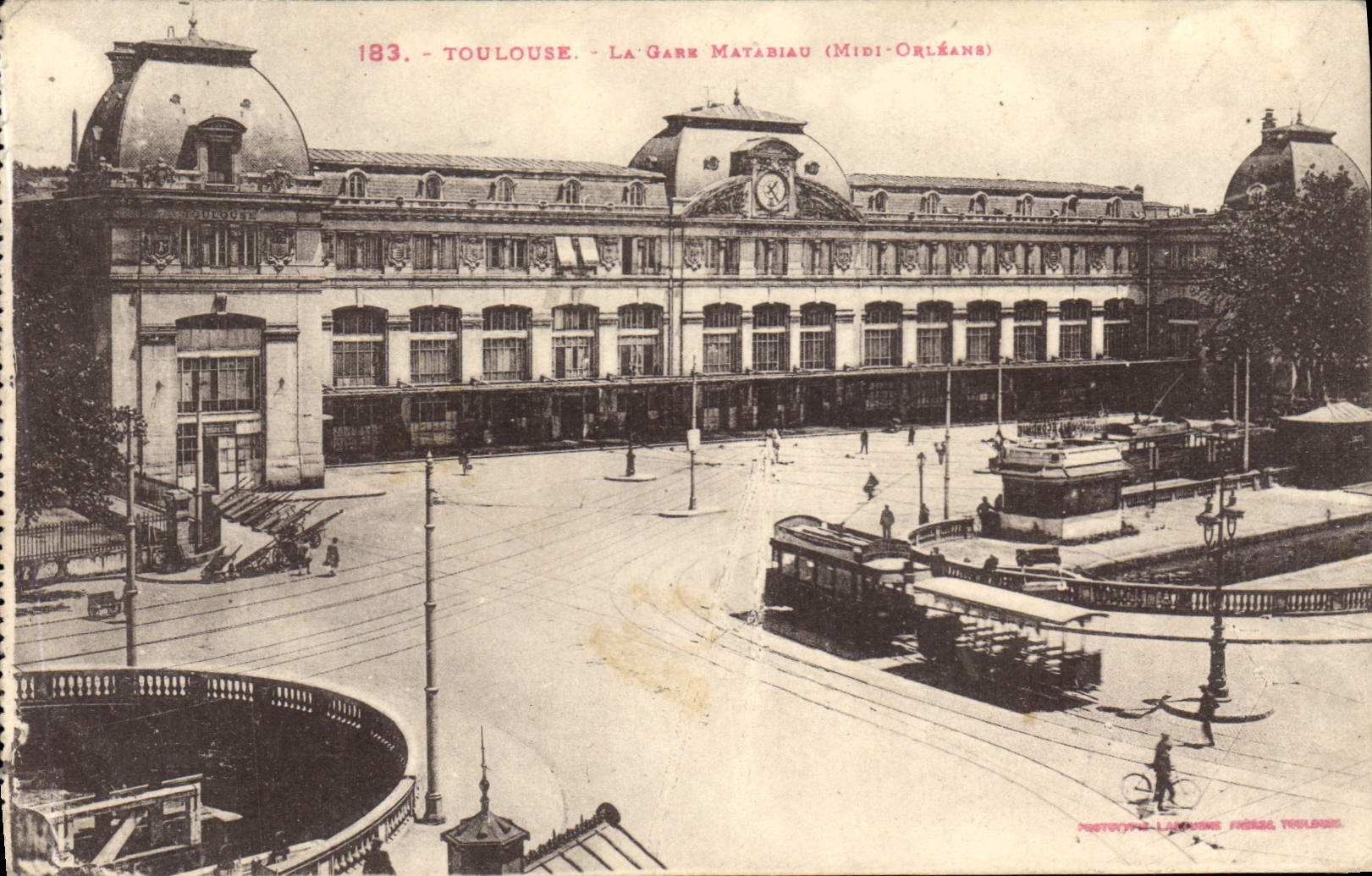 Toulouse - Bahnhof Matabiau (Midi-Orléans) — Verlag Phototypie Languedoc, Nr. 183