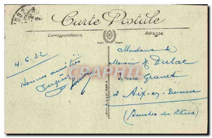 CPA Trouville La Jetee Promenade  — Rückseite