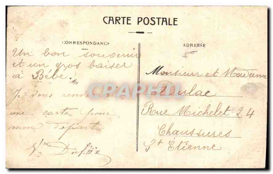 CPA Lyon Pont du Midi et quai Gailleton  — Verso