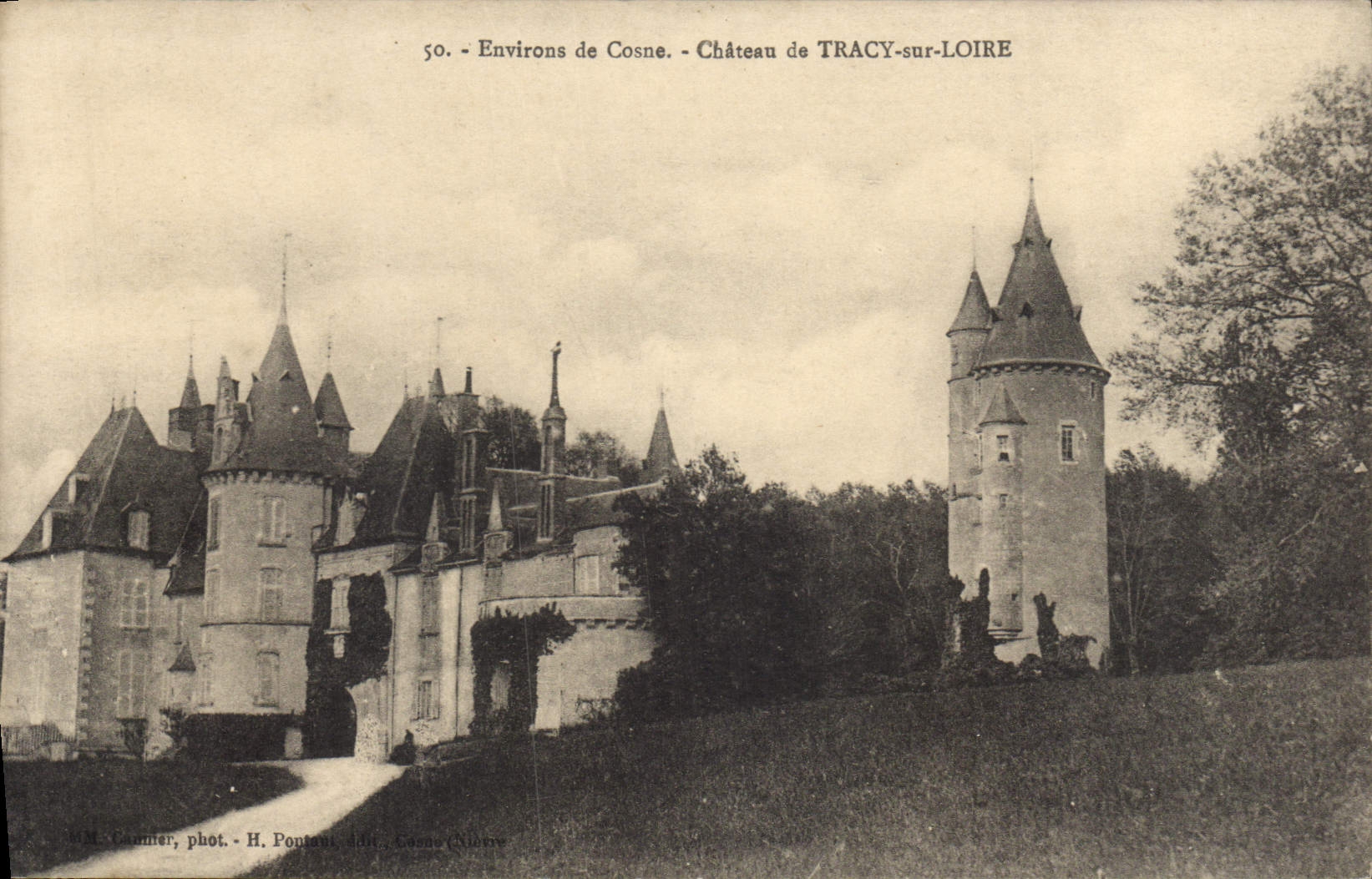 Château de Tracy-sur-Loire — Environs de Cosne — H. Pontaut, édit. Cosne (Nièvre)