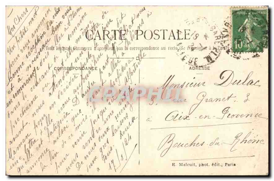 CPA Paris Le Petit Palais des Champs Elysees  — Rückseite