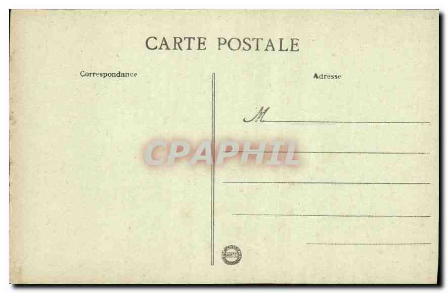 CPA Le Mans Partie des vieux Remparts rue des Fosses Saint Pierre Atelier de serrurerie — Rückseite