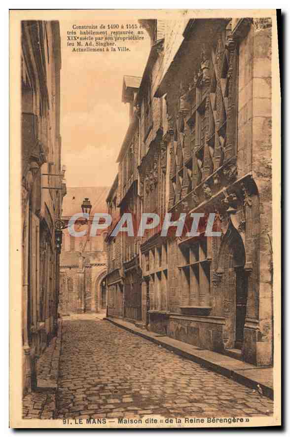 CPA Le Mans Maison dite de la Reine Berengere 