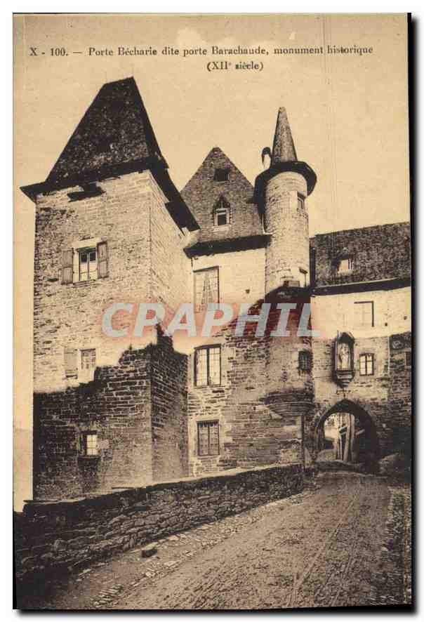 CPA Porte Bercharie dite porte Barachaude monument historique 