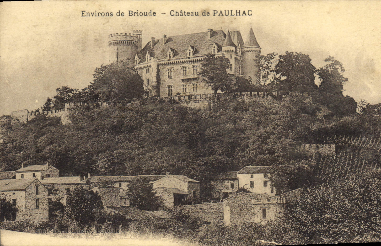 CPA Environs de Brioude Chateau de Paulhac 