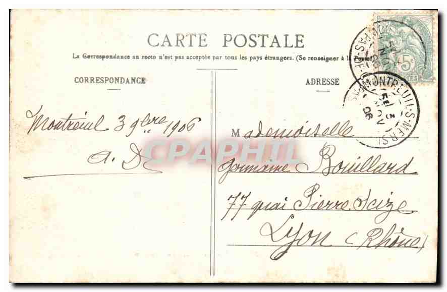 CPA Montreuil sur Mer Les Remparts  — Rückseite