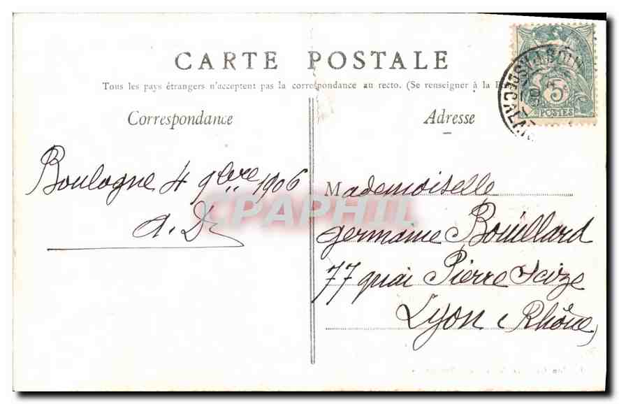 Boulogne-sur-Mer — El Calvario de los pescadores — Phéron Galeries des Deux-Passages — Reverso
