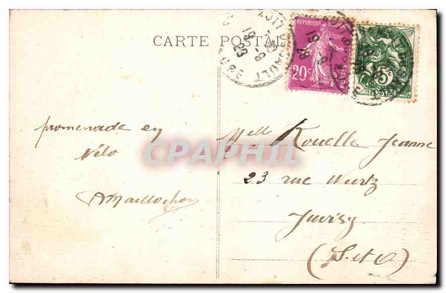 ÉGuzon (Indre) — Vue générale du barrage vers le Pont des Piles — Michely, M 665 — Rückseite