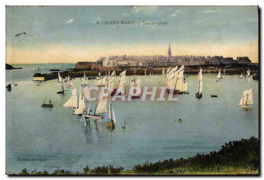 Saint-Malo — Vue générale — Édition de 1906