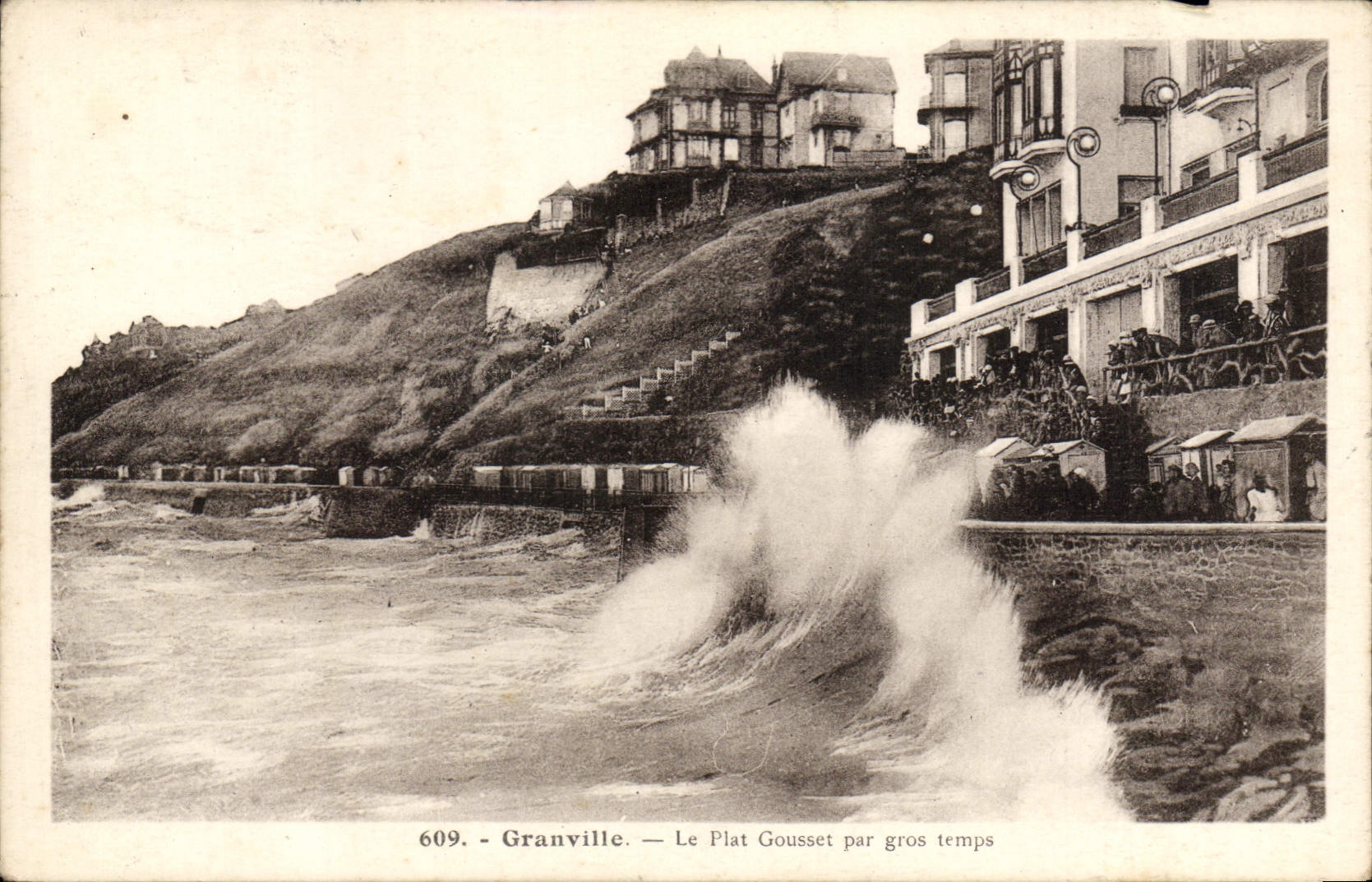 Granville — Der Flache Gousset bei stürmischem Wetter — n° 609