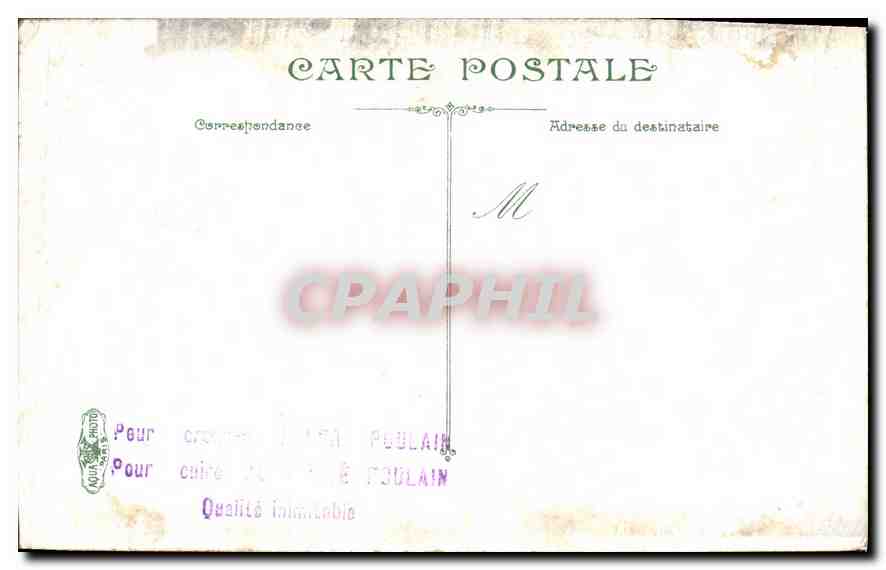 CPA Tours Le Theatre Municipal  — Rückseite