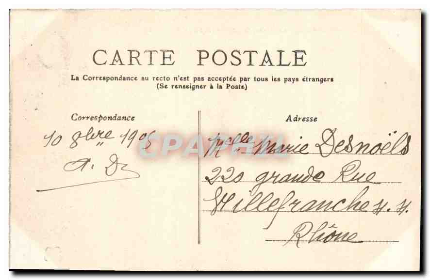 Chalons-sur-Marne — La Marne, Quartier neuf dit Madagascar — éditeur CPAPHIL, n° 126 — Back