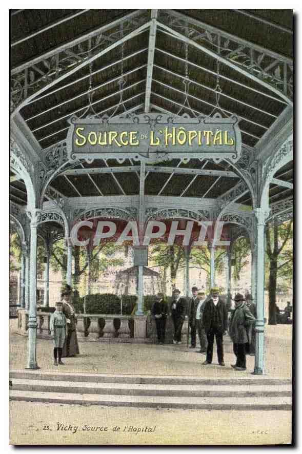 CPA Vichy Source de l'Hopital 